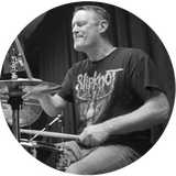 Henk Henk on drums
